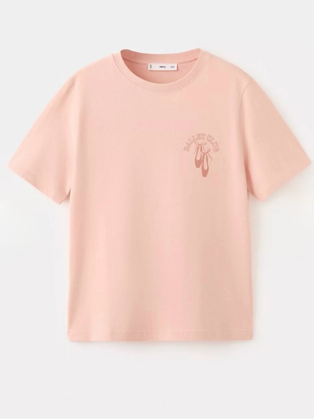 Mango Ballet Club T-Shirt - Pastel Pink SZ.L
